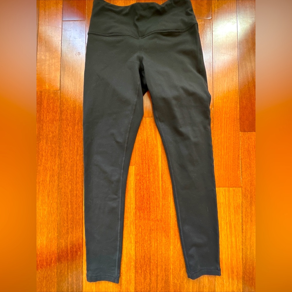 Prana Women's Size S Solid Black Full Length Leggings Gym Yoga.